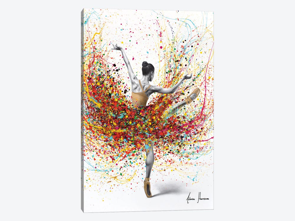 Spring Passion Dance by Ashvin Harrison 1-piece Canvas Print