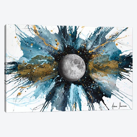 Abstract Universe- Beyond The Moon Canvas Print #VIN1150} by Ashvin Harrison Canvas Art Print