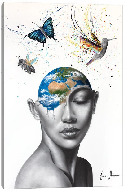 Wonderful World Canvas Art Print - Earth Art