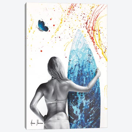 Sunshine Surfer Canvas Print #VIN1155} by Ashvin Harrison Canvas Art