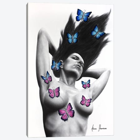 Butterfly Scars Canvas Print #VIN1179} by Ashvin Harrison Art Print