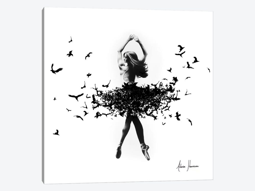 Free Bird Dance by Ashvin Harrison 1-piece Canvas Art