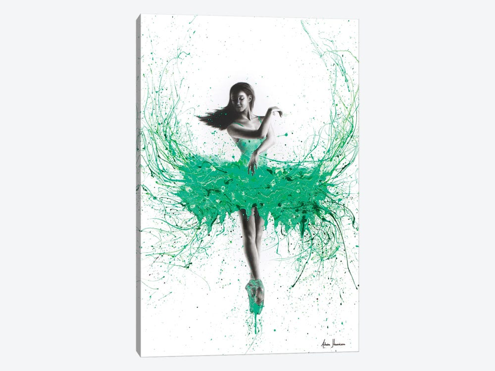 Southern Jade Ballerina by Ashvin Harrison 1-piece Canvas Art Print