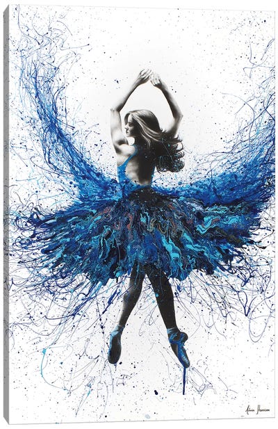 York Crystal Dance Canvas Art Print - Mixed Media Art