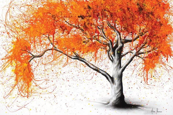 Hyper-Realistic & Detailed Drawings: Autumn Flames by Ashvin Harrison