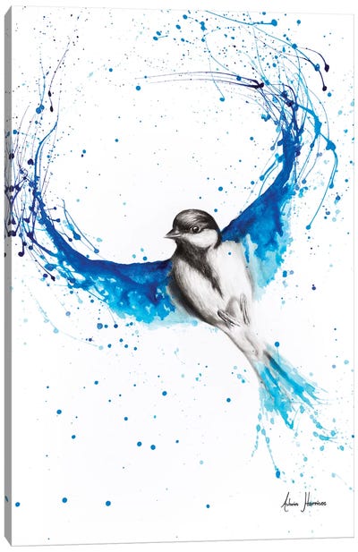 Bird Of Ballet Canvas Art Print - Hyper-Realistic & Detailed Drawings
