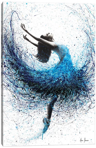 Ocean Mist Dance Canvas Art Print - Dancer Art