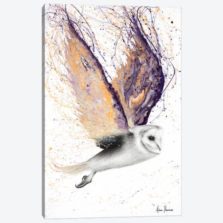 Opal Winged Owl Canvas Print #VIN193} by Ashvin Harrison Art Print