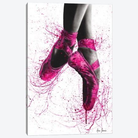 Pretty In Pink Ballet Canvas Print #VIN196} by Ashvin Harrison Canvas Art