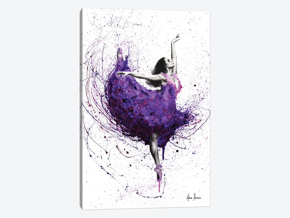 Purple Rain Ballet by Ashvin Harrison 1-piece Canvas Art