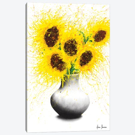 Sunflower Song Canvas Print #VIN199} by Ashvin Harrison Canvas Art Print