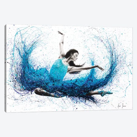 Luna Marina Ballet Canvas Print #VIN213} by Ashvin Harrison Canvas Art