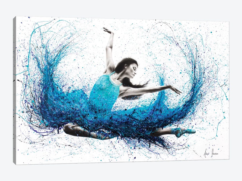Luna Marina Ballet by Ashvin Harrison 1-piece Canvas Art Print