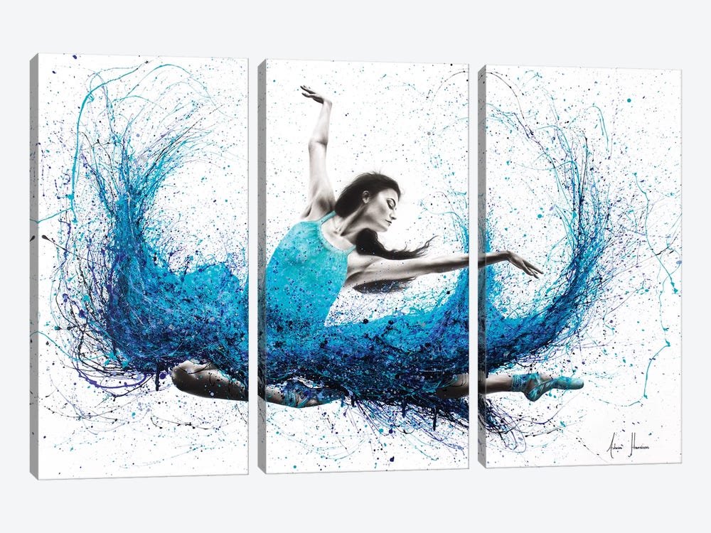 Luna Marina Ballet by Ashvin Harrison 3-piece Art Print