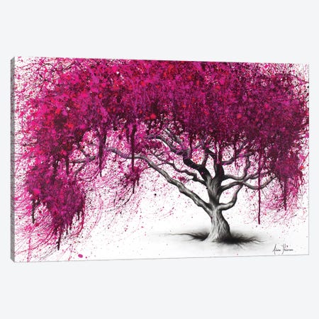 Pink Plum Park Canvas Print #VIN217} by Ashvin Harrison Canvas Print