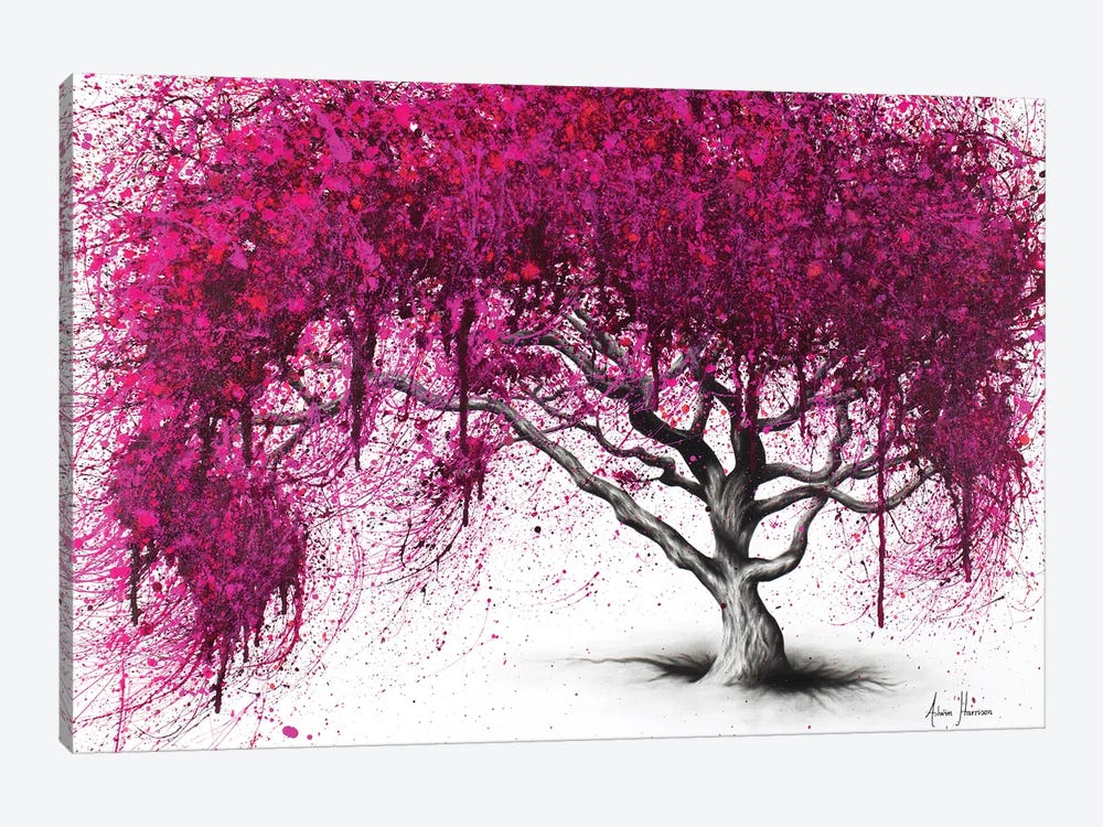 Pink Plum Park 1-piece Art Print