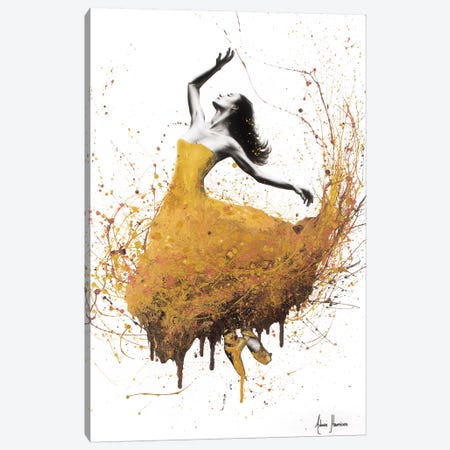 Golden Gravity Ballet Canvas Print #VIN233} by Ashvin Harrison Canvas Art