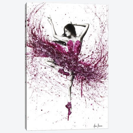 Royal Rubellite Ballerina Canvas Print #VIN250} by Ashvin Harrison Canvas Art