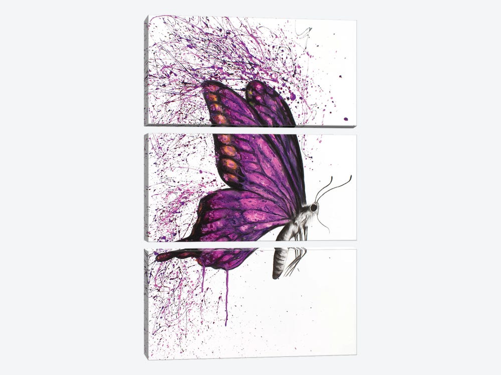 Song Of A Butterfly by Ashvin Harrison 3-piece Canvas Artwork