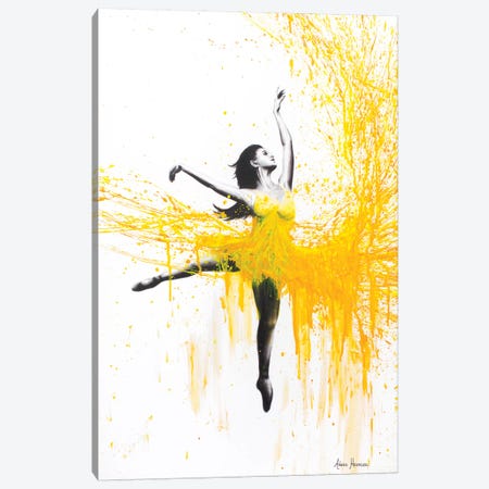 Sunflower Dance Canvas Print #VIN253} by Ashvin Harrison Canvas Art