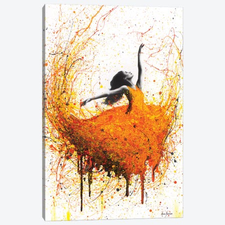 Tangelo Fire Dance Canvas Print #VIN257} by Ashvin Harrison Canvas Print