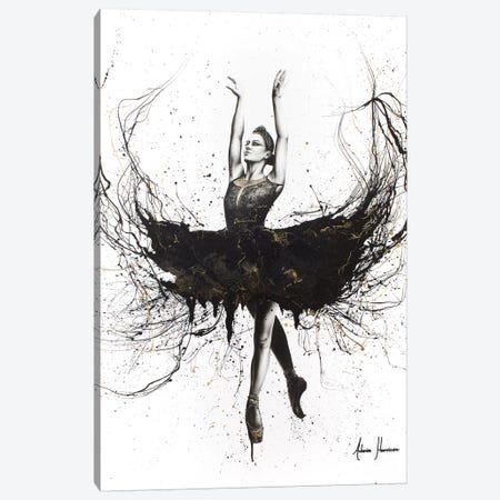 The Black Swan Canvas Print #VIN260} by Ashvin Harrison Art Print