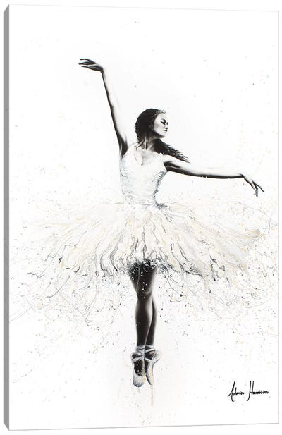 The White Swan Canvas Art Print - Dancer Art