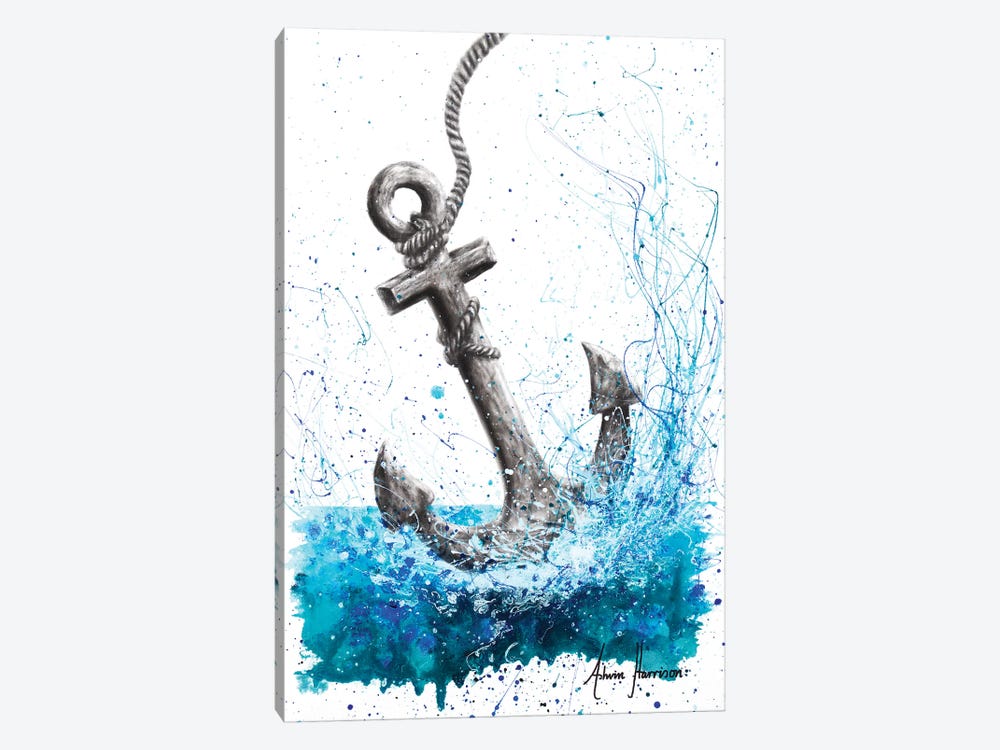 Drift and Anchor by Ashvin Harrison 1-piece Canvas Art Print