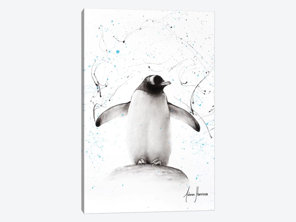 Penguin Parade 1-piece Canvas Artwork