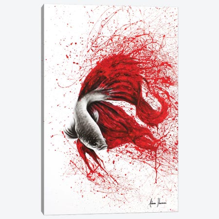 Fire Dance Fish Canvas Print #VIN29} by Ashvin Harrison Art Print
