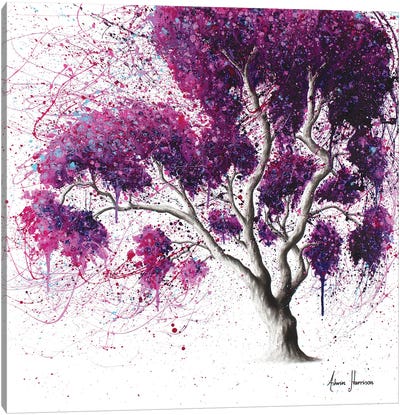 Southern Dream Tree Canvas Art Print - Hyper-Realistic & Detailed Drawings