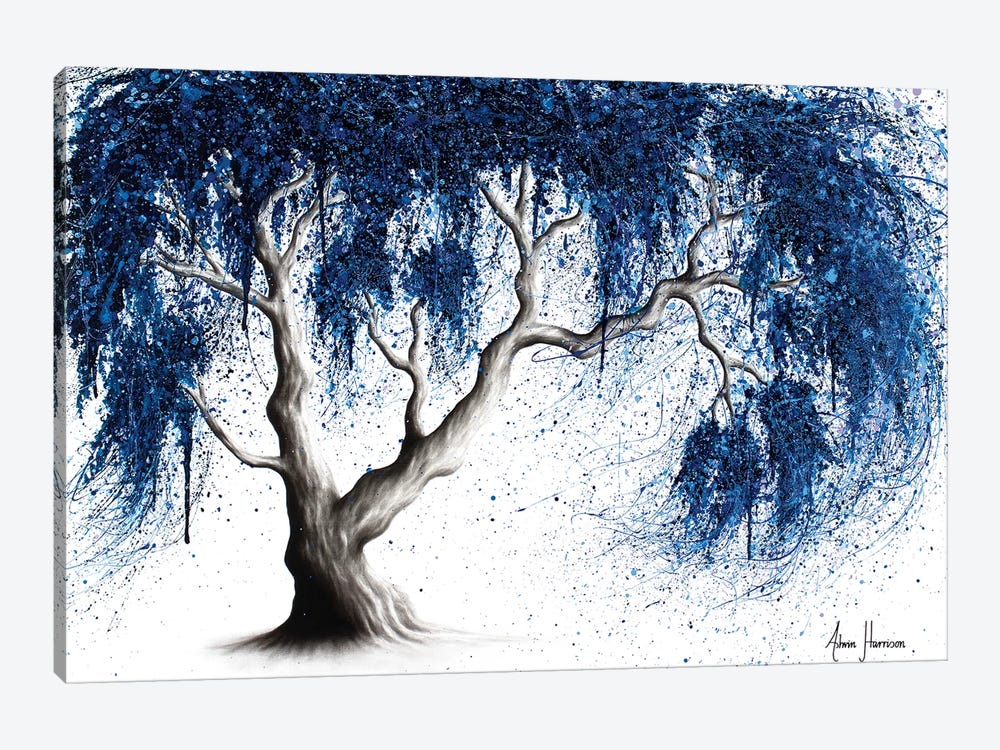 Blue Dream Tree by Ashvin Harrison 1-piece Canvas Print
