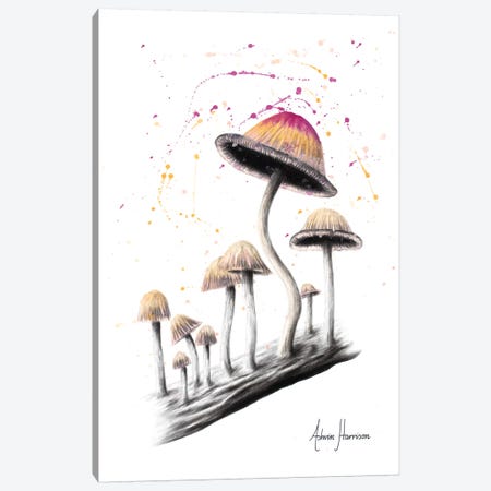 Mushroom Dance Canvas Print #VIN327} by Ashvin Harrison Canvas Print