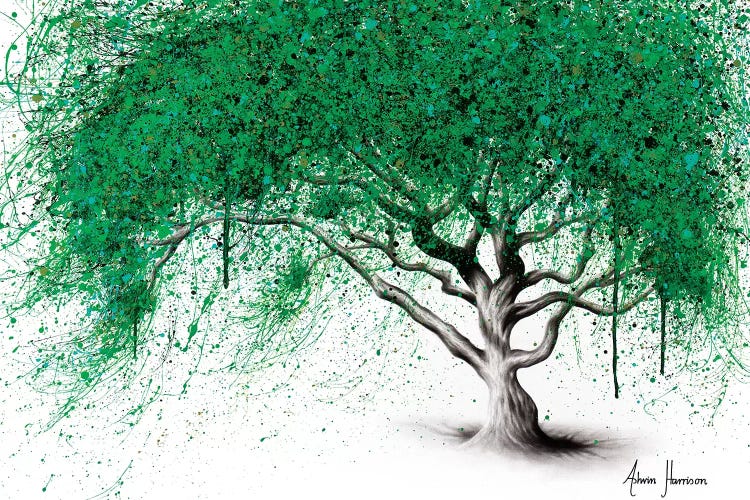 Green Breeze Tree by Ashvin Harrison wall art