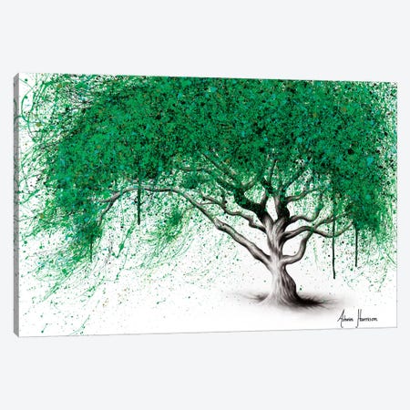 Green Breeze Tree Canvas Print #VIN347} by Ashvin Harrison Art Print