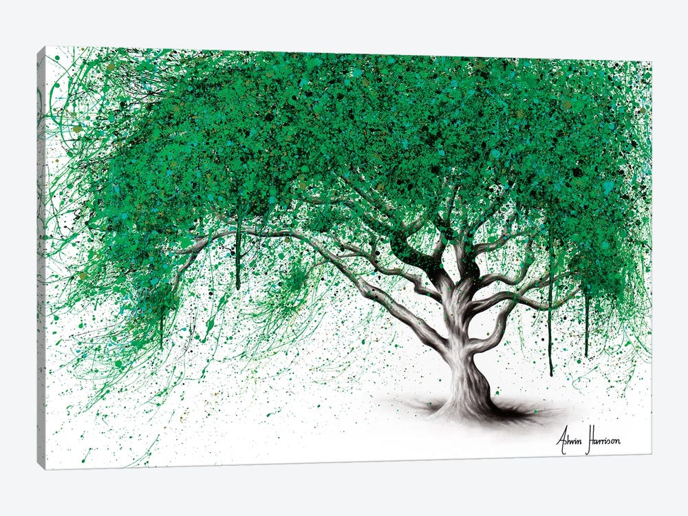 Green Breeze Tree by Ashvin Harrison 1-piece Art Print
