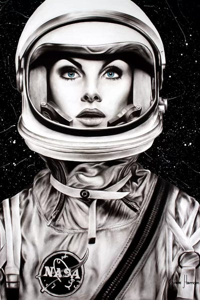 Black & White Drawings & Illustrations: Her Universe Black & White by Ashvin Harrison