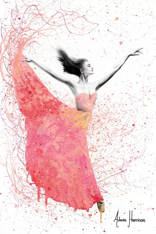 Rose Petal Dance by Ashvin Harrison wall art