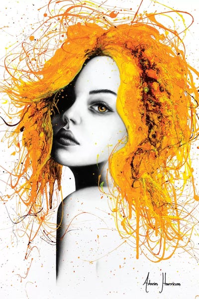 Hyper-Realistic & Detailed Drawings: Sunflower Girl by Ashvin Harrison