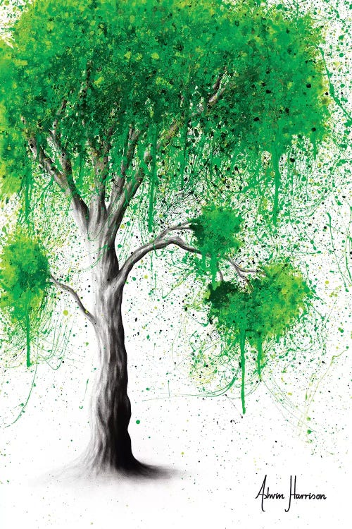Green Acre Tree by Ashvin Harrison wall art