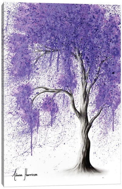 Peace Dance Tree Canvas Art Print - Pantone 2022 Very Peri