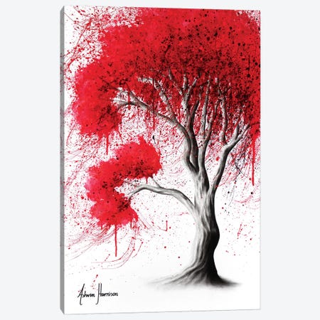 Scarlet Fall Tree Canvas Print #VIN395} by Ashvin Harrison Canvas Wall Art