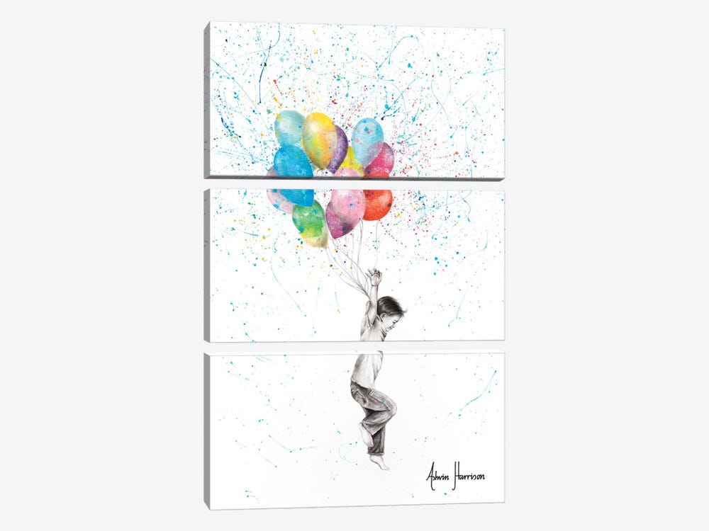 Today Will Be The Day by Ashvin Harrison 3-piece Canvas Art Print