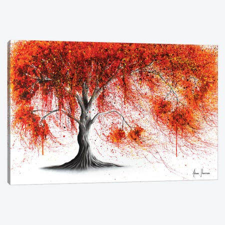 Crisp Amber Tree Canvas Print #VIN399} by Ashvin Harrison Canvas Art Print