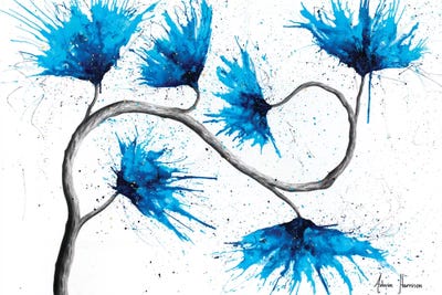 Summer Sea Garden Abstract by Ashvin Harrison framed wall art