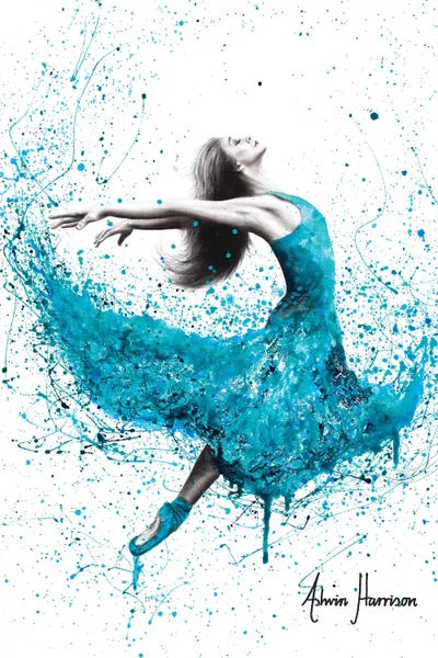 Hyper-Realistic & Detailed Drawings: Turquoise Rain Dancer by Ashvin Harrison