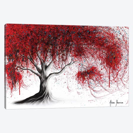 Scarlet Picnic Dream Tree Canvas Print #VIN409} by Ashvin Harrison Canvas Print