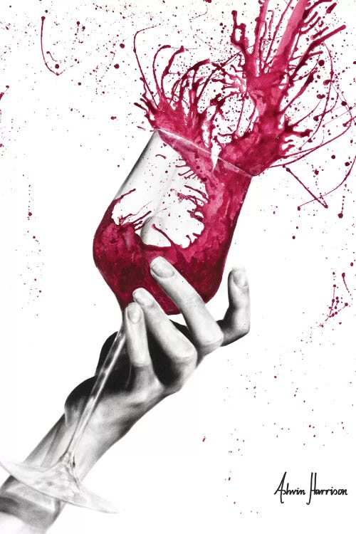 Wine Twirl by Ashvin Harrison wall art