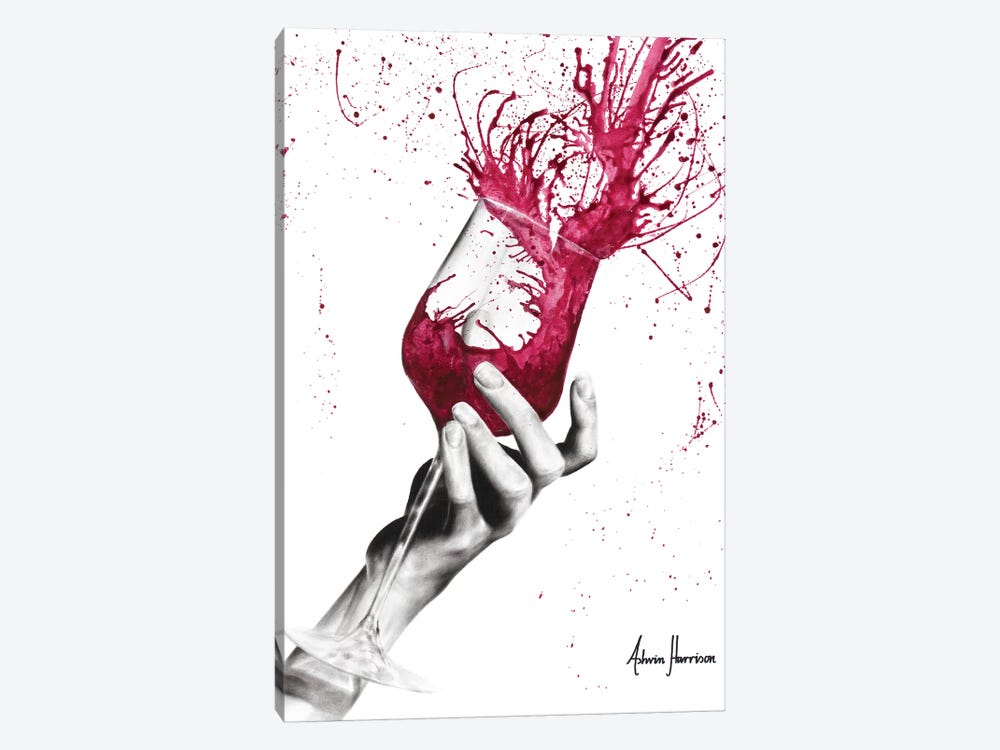 Wine Twirl by Ashvin Harrison 1-piece Art Print