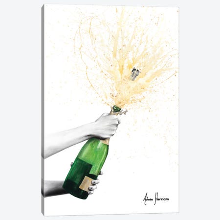 Champagne Celebration Canvas Print #VIN420} by Ashvin Harrison Art Print